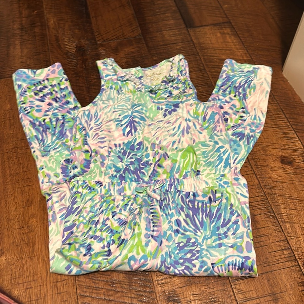 Little girl Lily Pulitzer pant romper